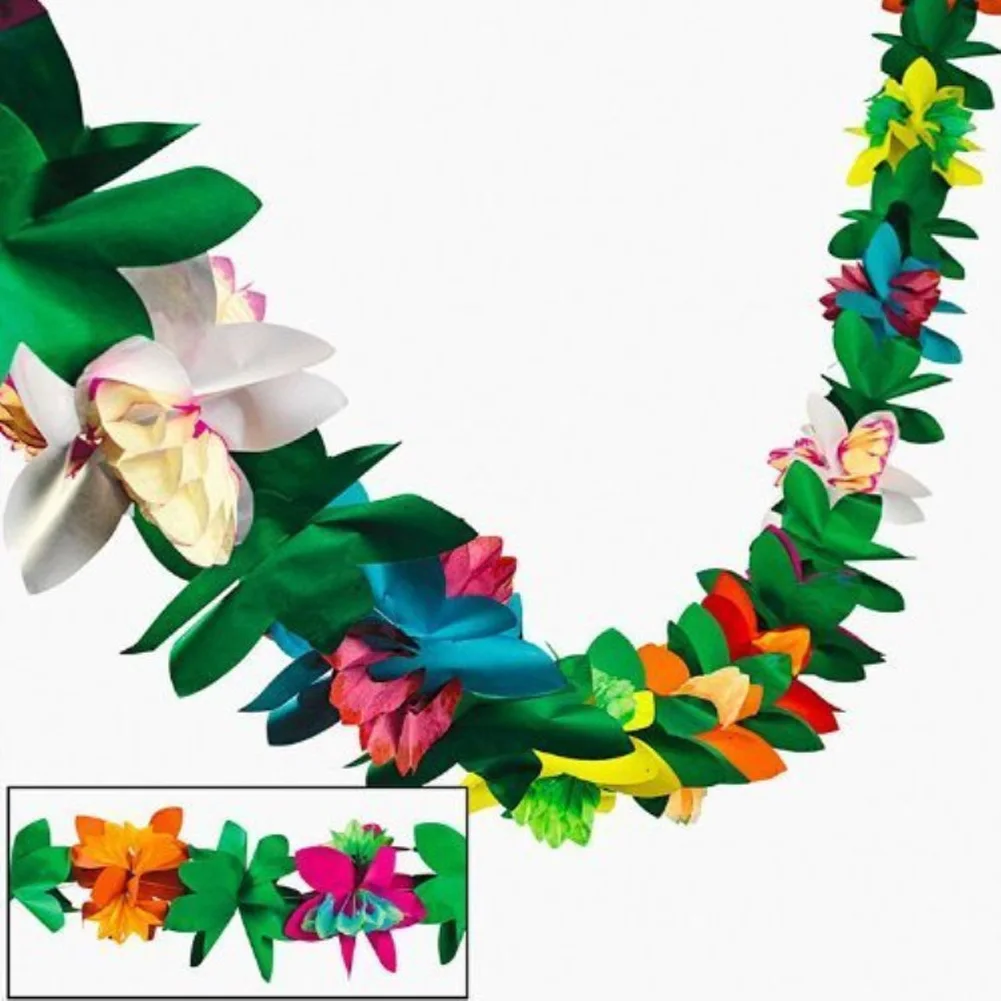3-Meter bunte runde Blumen aus Papier zum Ziehen von Blumen, Blumengirlanden, Baby-Heimdekoration, Geburtstagsfeier, Hochzeit, Layout, Veranstaltungsort-Dekoration – Detail 2
