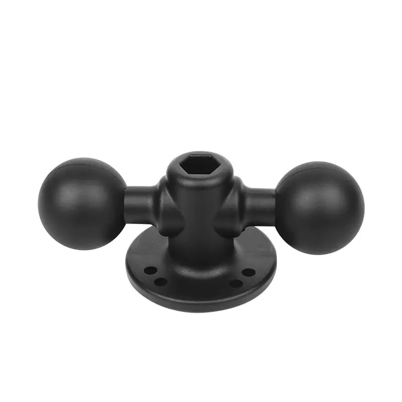 

BAAR-Dual Ball Head Mount For RAM Mount With 1.5" Ball Head 30X 38Mm Hole Spacing Aluminum Alloy Corrosion& Wear Resistance