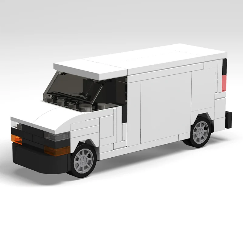City Car Model MOC Building Bricks Multi-Functional Business Vehicle Modular Technology Children Holiday Gifts Assemble Toy Suit