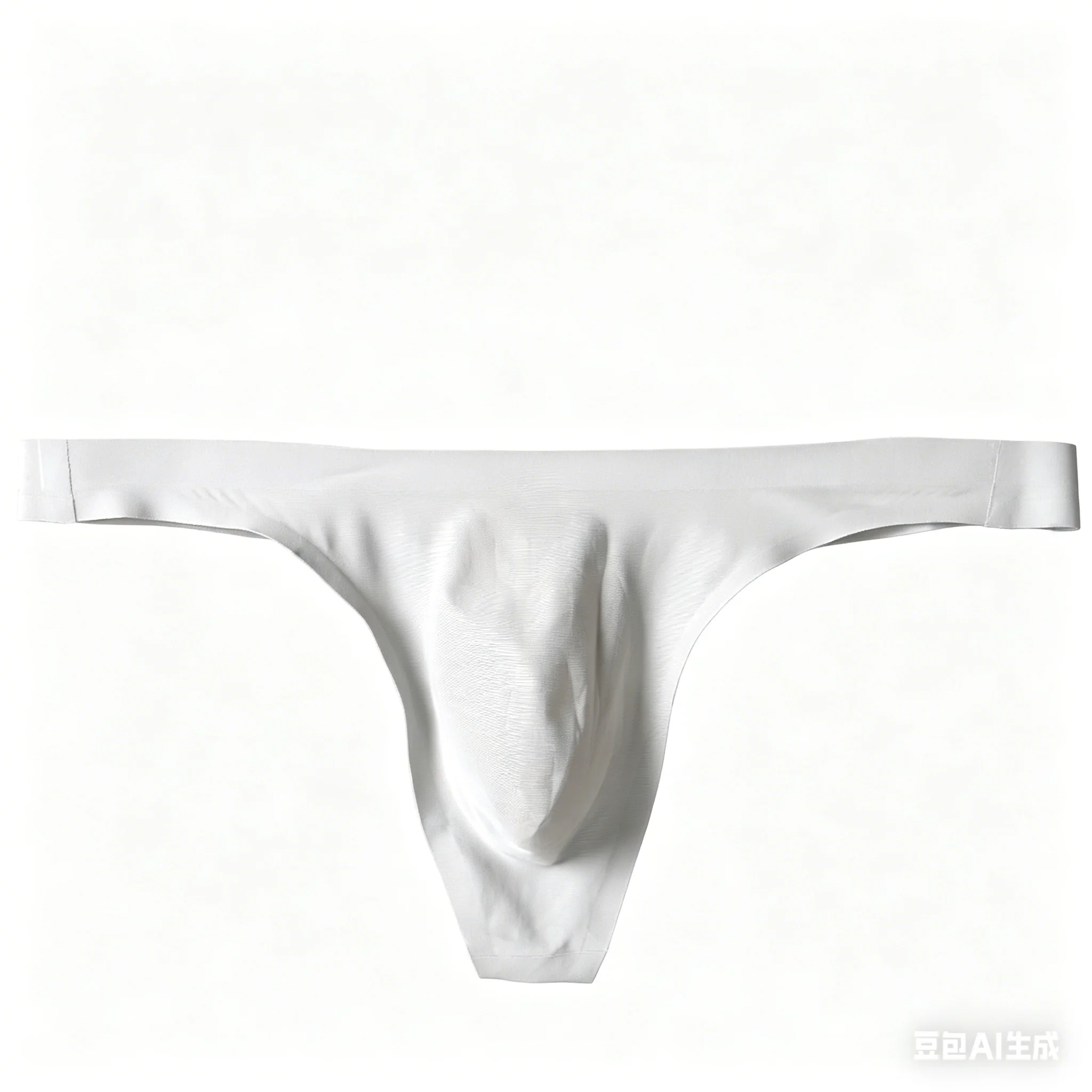 Men's Bulge Thong Seamless Ice Silk T Back Underwear Gays Erotic Low-Rise 3D U-Pouch G-String Male Sexy Open Buttocks Underpants
