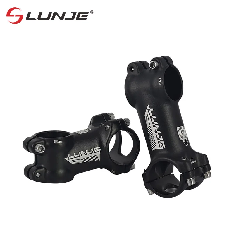 MTB Road Bicycle Stem 17 Degree Aluminium Alloy Ultralight Bike Stem 31.8mm 60/70/80/90/100/110 Mountain MTB Bicycle Power Parts