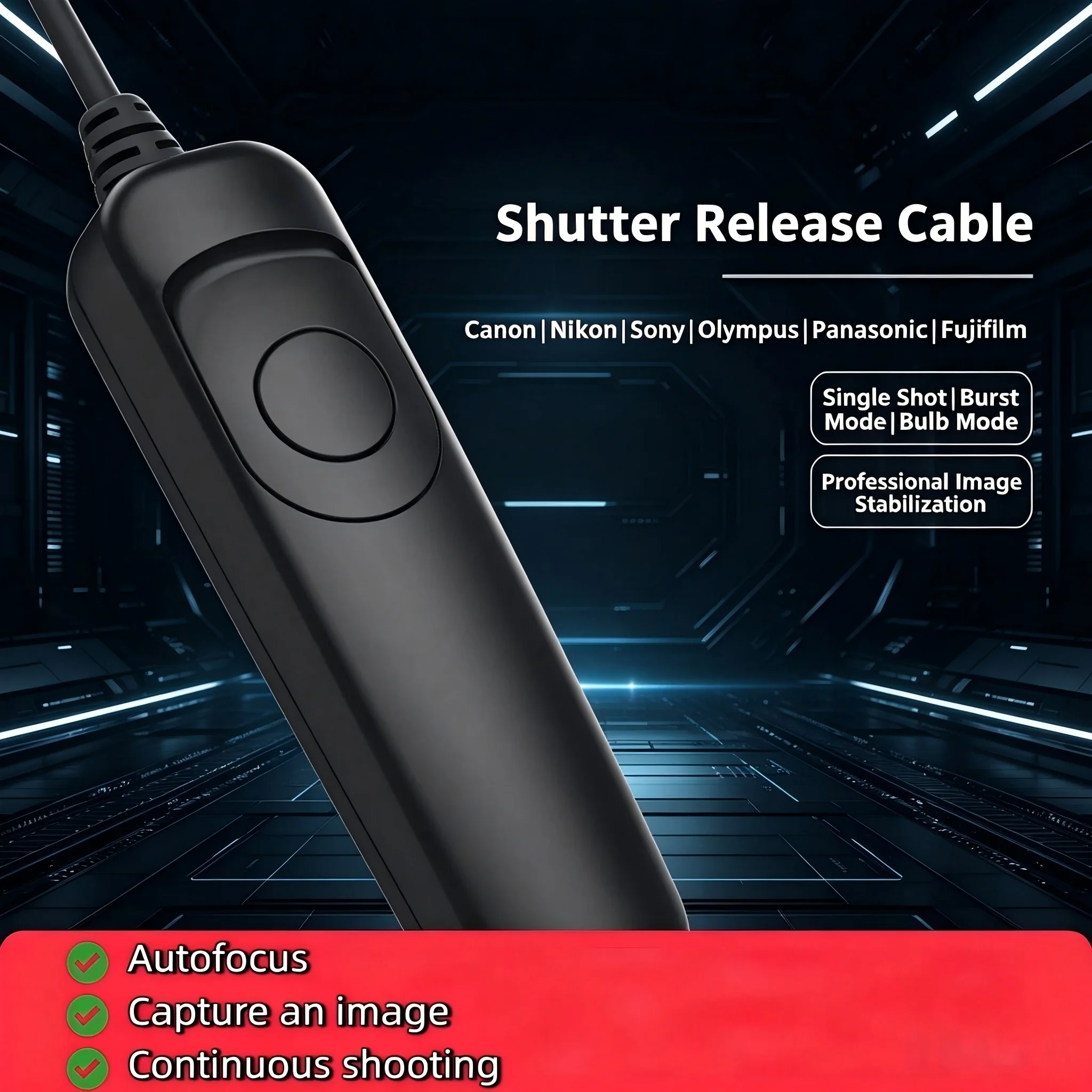 RS-60E3 Remote Control Shutter Release Cable for Canon E0S 600D 550D 500D 450D 400D 350D 300D 250D 100D 60D 70D 77D 80D 90D DSLR