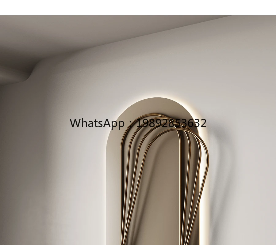 YFY النمط الإيطالي ضوء فاخر مدخل المدخل الجدار الديكور غرفة المعيشة أريكة خلفية الفن الديكور