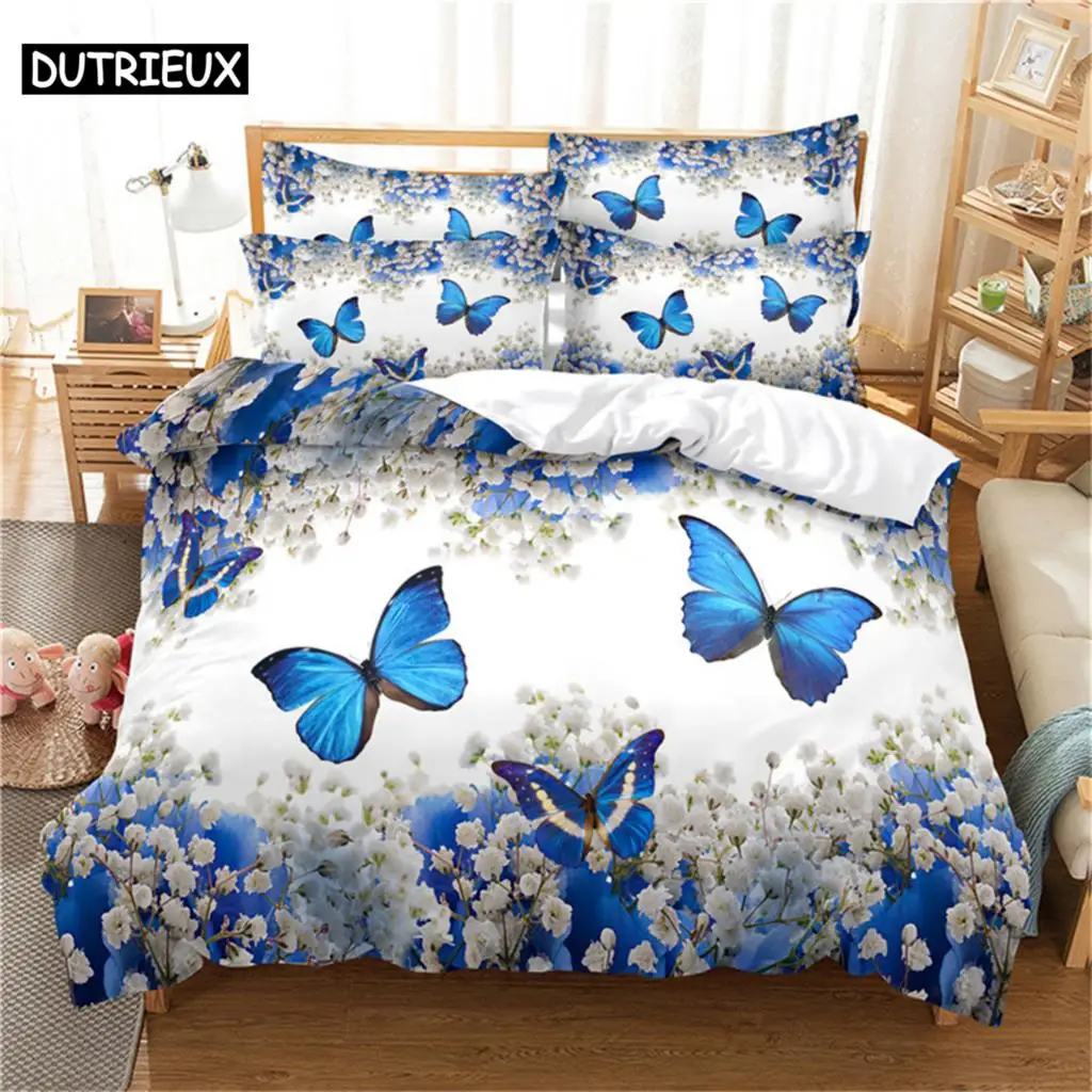 

Butterfly Bedding Set Duvet Cover Set 3d Bedding Digital Printing Bed Linen Queen Size Bedding Set Fashion Design
