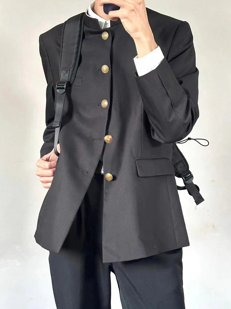 Japanese Style Cosplay Jacket School Uniform  Youthful Casual Suit Long Sleeve Stand Collar Four Seasons Universal