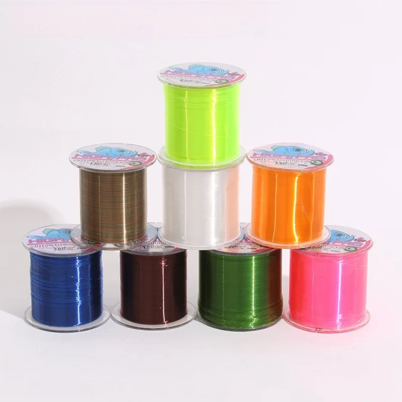 500M spool of nylon line clear fishing line 0.12-0.55mm Nylon Fishing Line for Outdoor Sports Carp Fishing Accessories