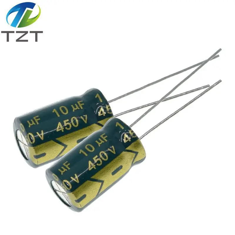 

10/20pcs Aluminum electrolytic capacitor 10 uF 450 V 10 * 17 mm frekuensi tinggi Radial Electrolytic kapasitor