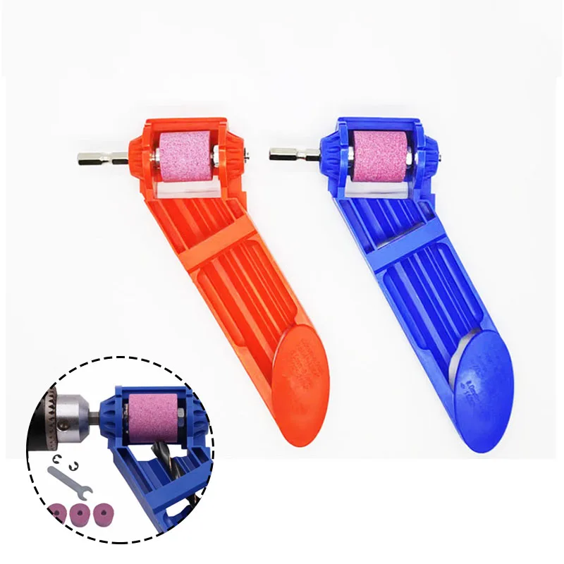 

1Set Universal Drill Emery Wheel Sharpener Portable Sander Small Grinding Twist hexagonal handle Drill Tool The tail is marked