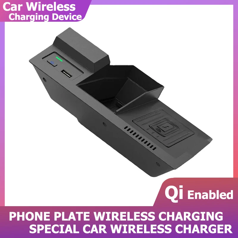 

Modification Plate Accessories 10W Electronic Phone Charging For Mazda CX5 CX 5 CX-5 KF 2017-2020 Wireless Fast Car Charger
