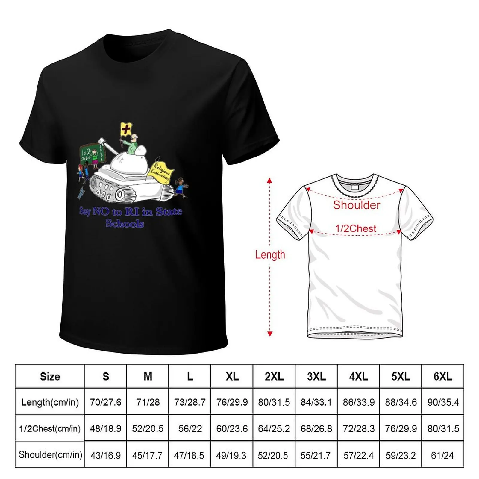Say No to Religious Instruction in State Schools T-Shirt Plus Size All Match Tee Shirt