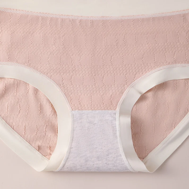 Bragas triangulares deportivas de tiro medio para mujer, ropa interior Sexy, lencería de algodón, levantador de glúteos, sin costuras, 3 piezas