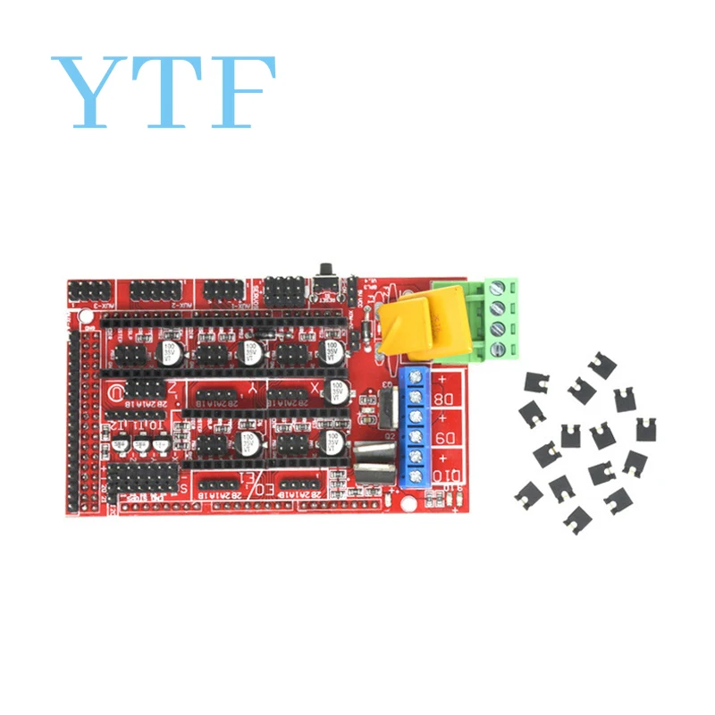 3D Impressora RAMPAS 1.4 Kit Kit 2004 LCD MEGA2560 R3 5pcs * A4988