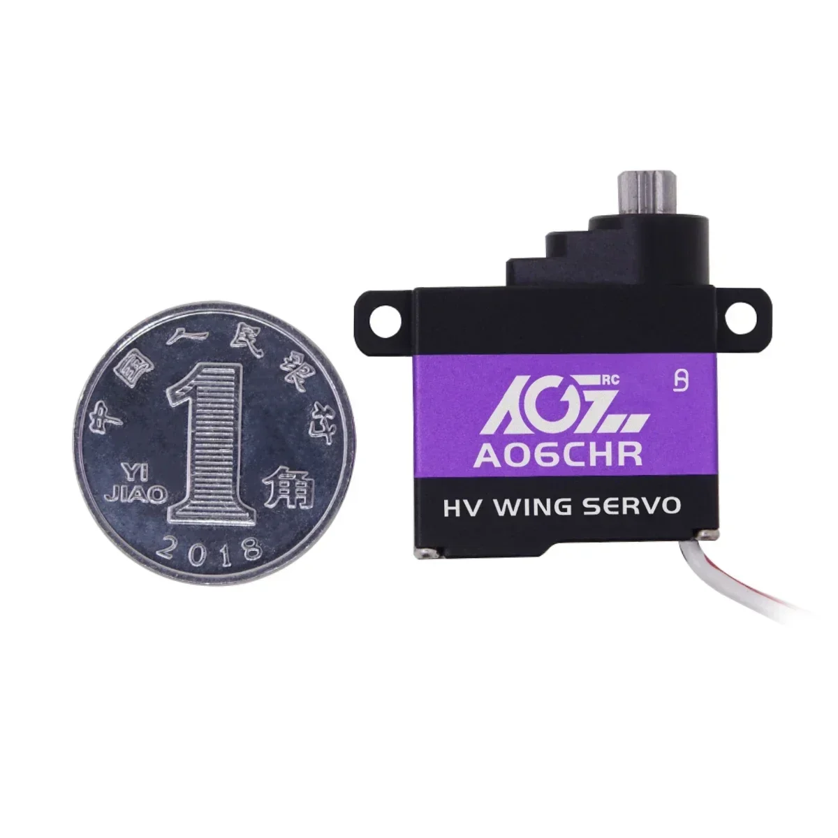 AGFRC A06CHR Metalen tandwielen 3 kg hoog koppel kernloze motor Micro Wing Servo Ideaal voor klein formaat vliegtuig F3P GLD zweefvliegtuig zeilvliegtuig