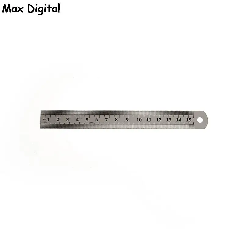 Straightedge Double Side Scale Metal Ruler High Quality Stainless Steel Woodworking Drawing Measuring Tools 0-15/25/30mm