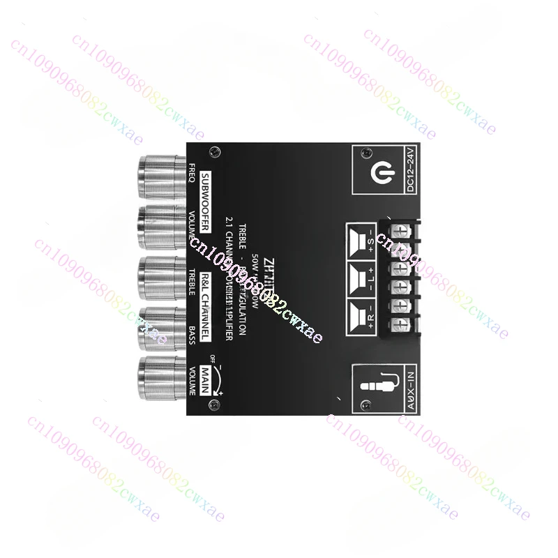 

50 Вт * 2 + 100 Вт 2,1-канальный модуль цифрового усилителя Bluetooth ZK-MT21