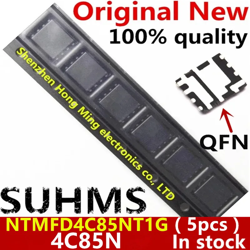 

(5piece) 100% New 4C85N NTMFD4C85N NTMFD4C85NT1G QFN-8 Chipset