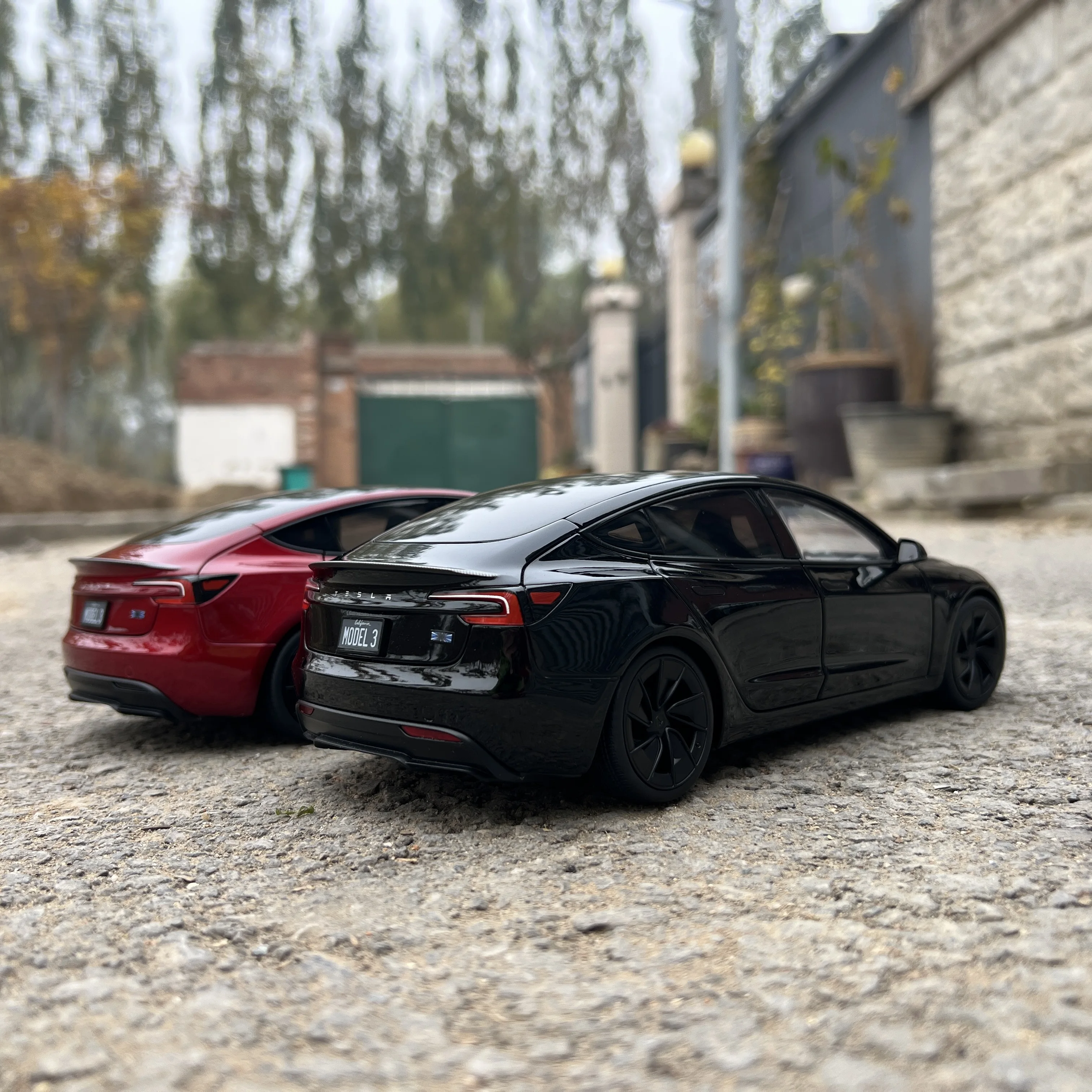 1:18 오리지널 스케일 모델, 테슬라 모델 3, 희귀, 수집 및 전시용 다이캐스트 모델