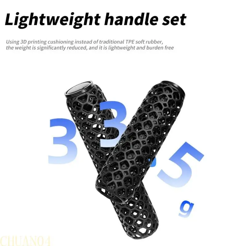 

A1A2 Light weight Cycling Handle Grip Honeycomb Printing Technology Durability