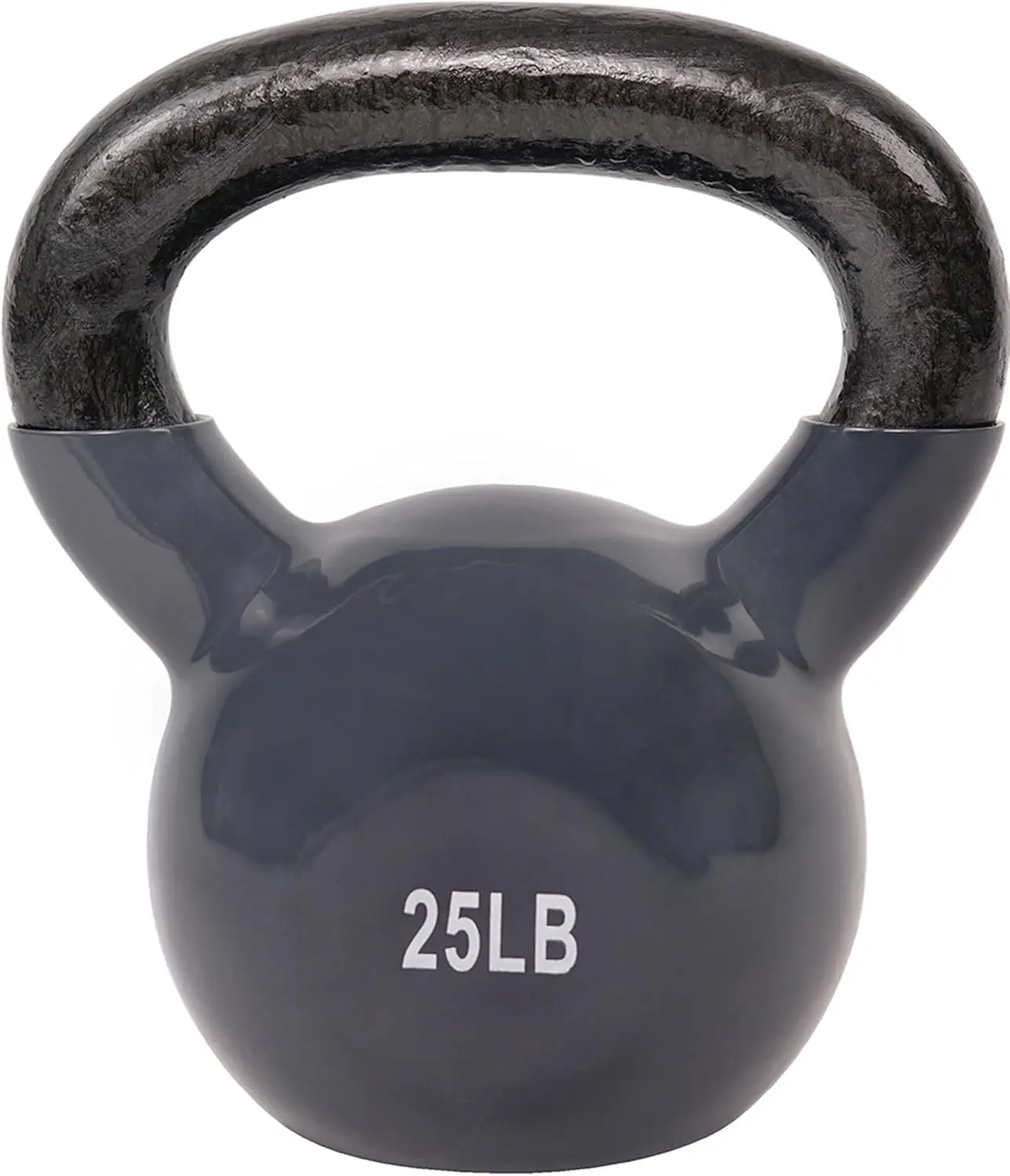 

Vinyl Coated Kettlebell for Strength Weight Training & Swinging Exercise - 25 Pound