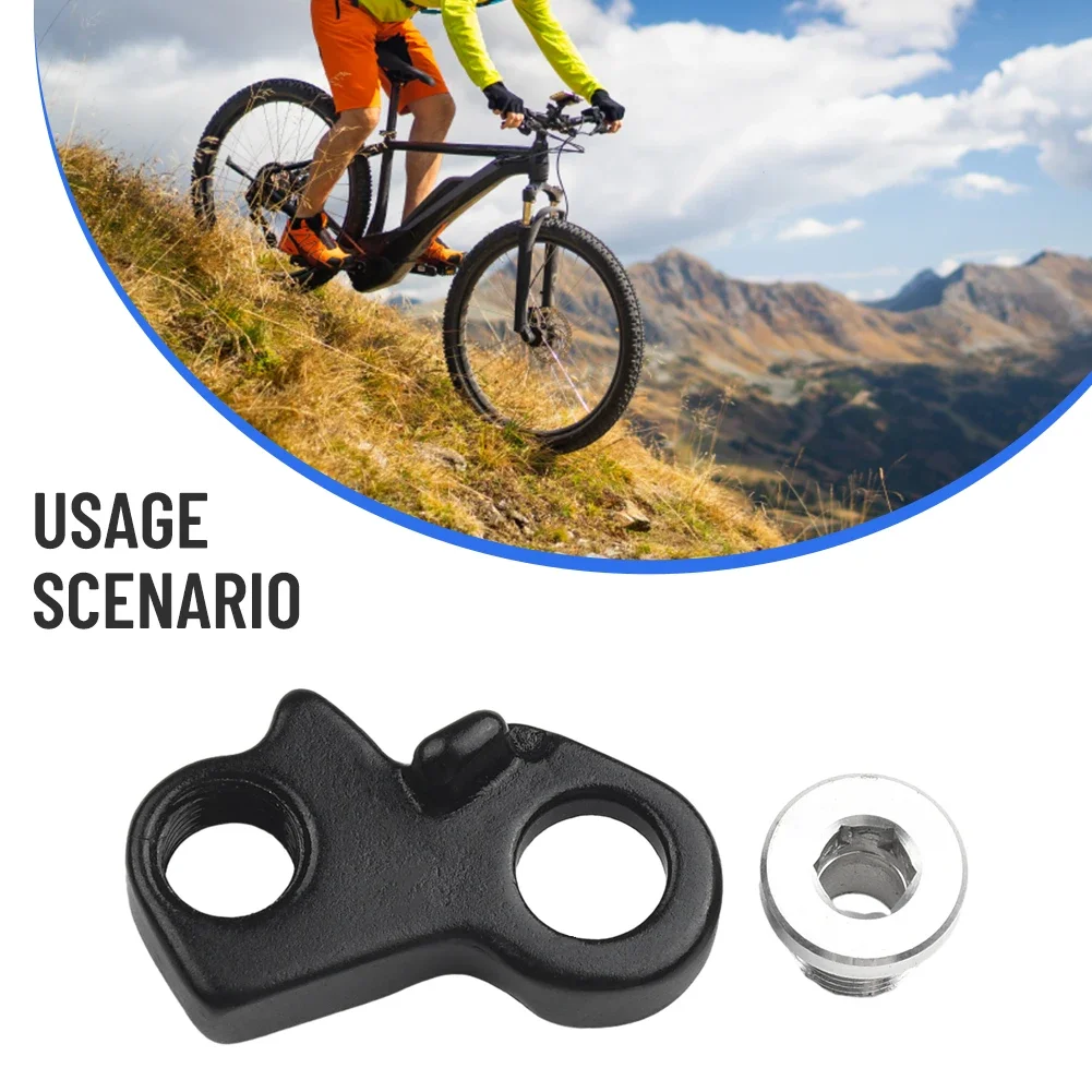 Pieza de suspensión trasera de bicicleta, accesorio de Ciclismo de aleación de aluminio, soporte de desviador, soporte de suspensión para Shimano