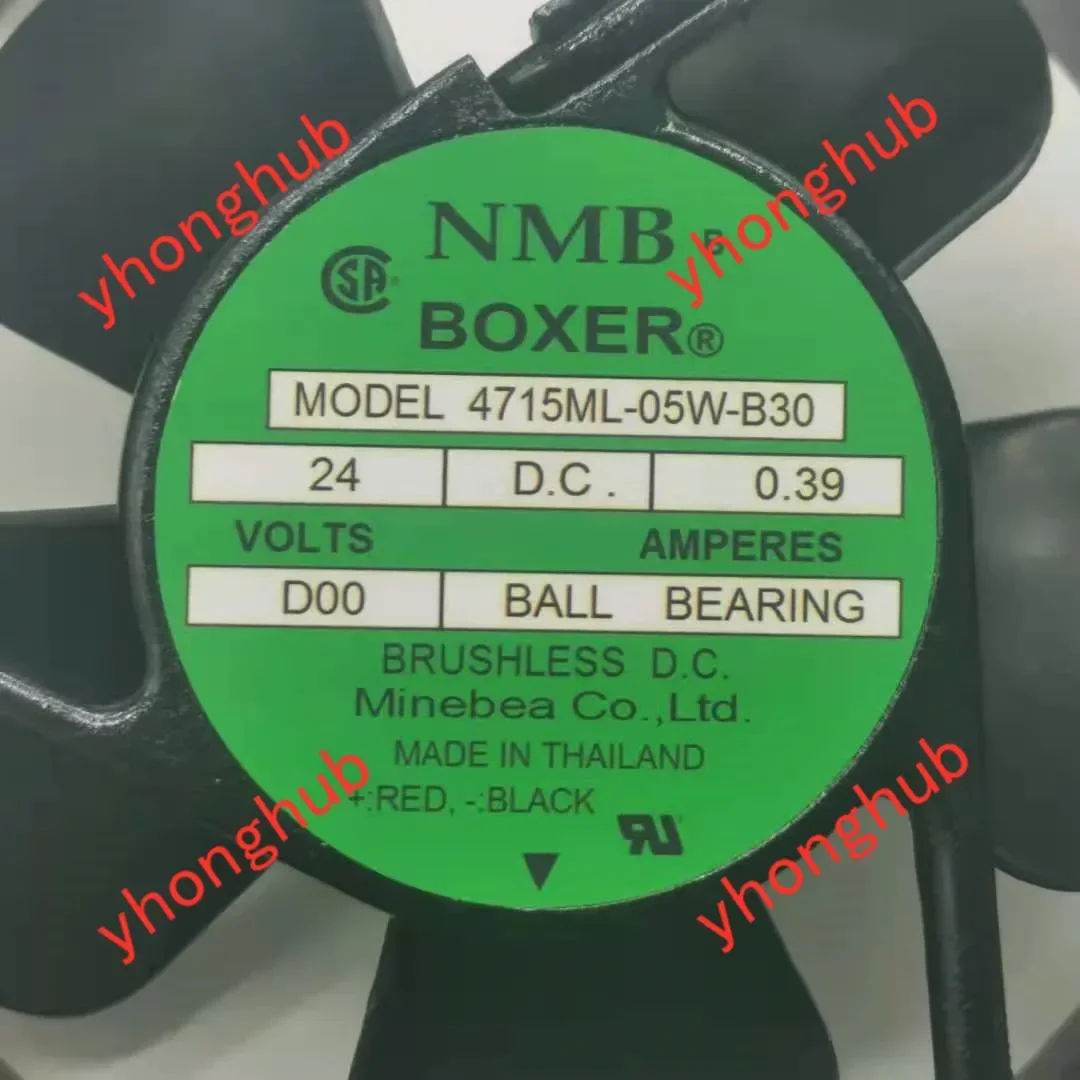

NMB-MAT 4715ML-05W-B30 D00 D08 DC 24 В 0,39 А 120x120x38 мм 2-проводной охлаждающий вентилятор для сервера