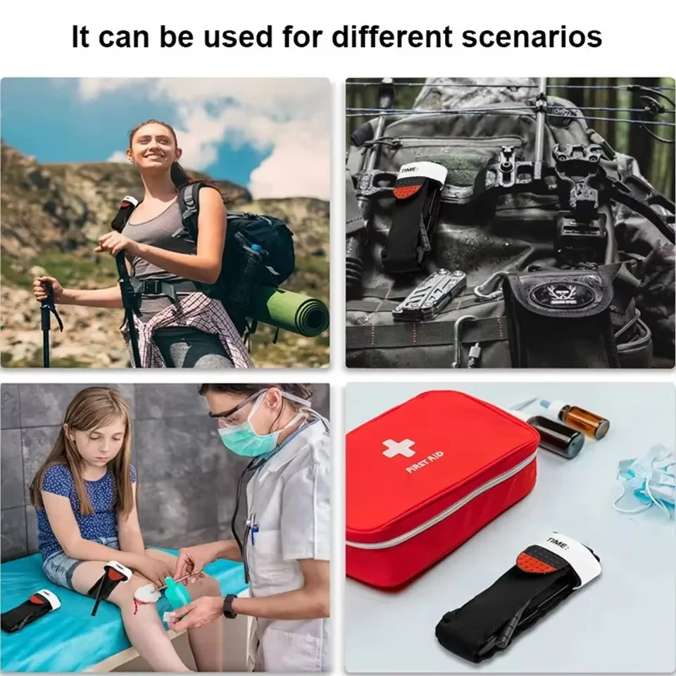 65 سنتيمتر/75 سنتيمتر/95 سنتيمتر عاصبة القتالية عاصبة طبية التكتيكية العسكرية الطوارئ مع القلم الإسعافات الأولية معدات التخييم 1 قطعة #6