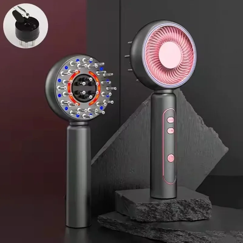 

Электрическая щетка для восстановления волос с инфракрасным светом, машина для акупунктурных точек, массаж головы, против выпадения волос, скребок для волос, расчески