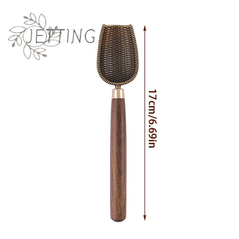 حار 1 قطعة ملعقة شاي الأبنوس ملعقة صغيرة خشب متين الرجعية الإبداعية الشاي مجرفة الشاي KongFu حفل الشاي اكسسوارات هدية