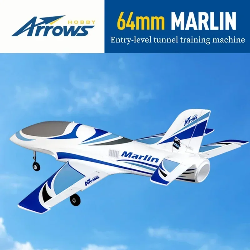 Arrows Hobb 64mm Culvert Ducted Exercise Machine Marlin Fixed Wing Novice Entry-level Fall-resistant Electric Model Rc Airplane