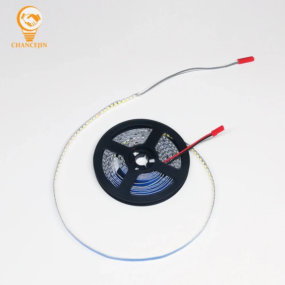 3 meters 2835 200D dual colors LED strip for repairing chandeliers, 3000K+6500K LED ribbon (51-60W)X2colors for indoor lighting