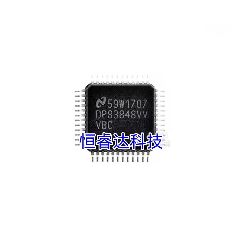 10pcs DP83848 DP83848CVVX DP83848CVV DP83848VV QFP-48