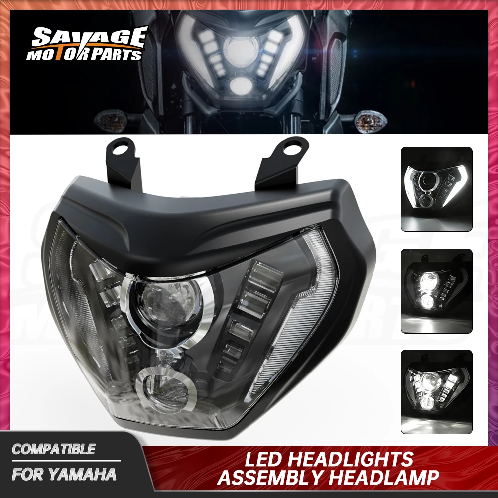 

MT09 FZ09 Motorcycle Front LED Headlights Assembly For YAMAHA MT-09 FZ-09 Headlamp Head Lighting Housing Indicators Accessories