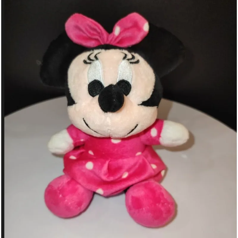 High quality Genuine Disney Mickey Mouse Minnie Daisy Plush Toy Doll 18cm Children toy Birthday Christmas Gift 2024 New