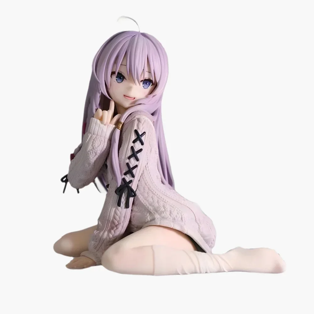 

Animation Anime Beauty Girl Elaina Sitting Sweater Dress Car Desktop Ornament Home Crafts Small Figurines & Miniatures Gift