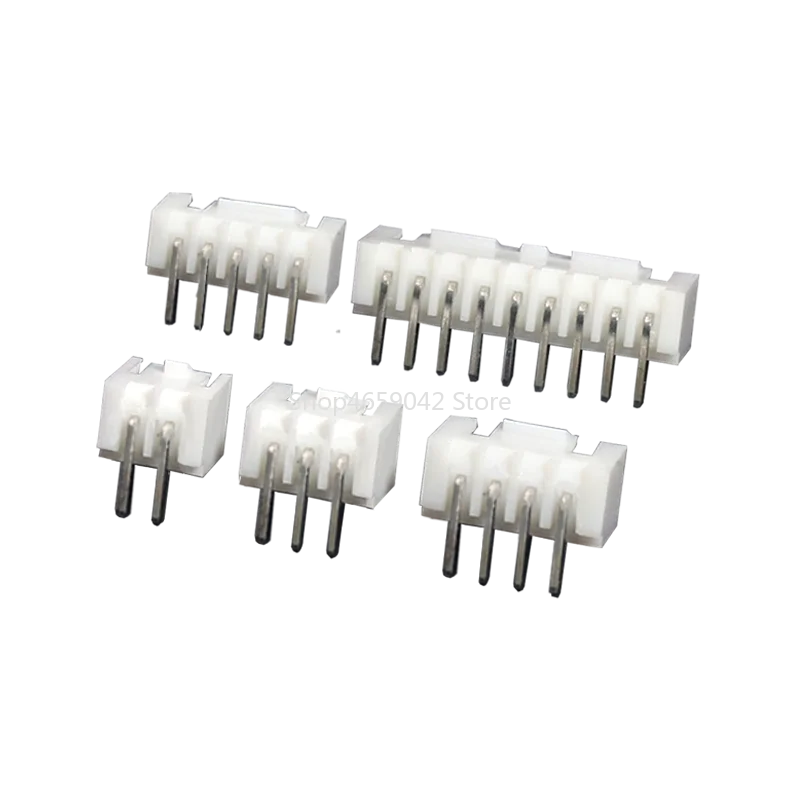 50pcs XHB 2.54 Connector with Lock Curved Needle Seat 2/3/4/5 6/7/8/9/10Pin