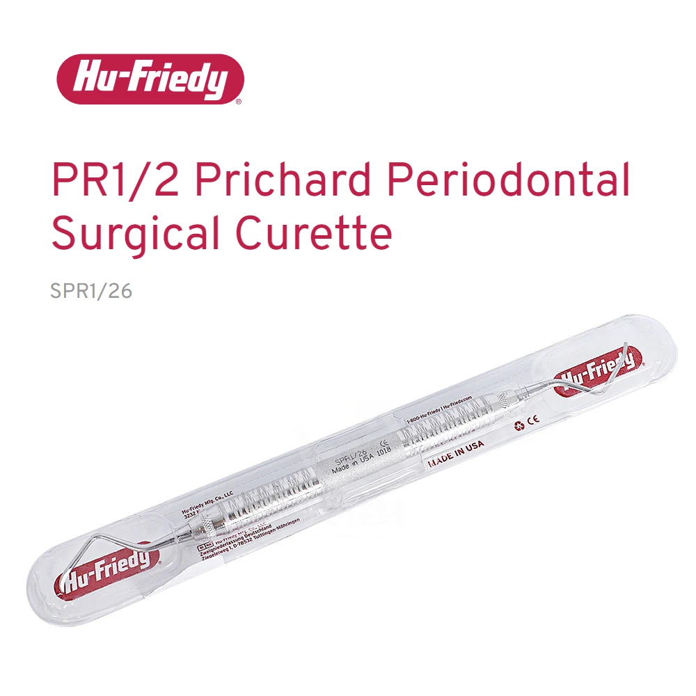 Curettes Hu Friedy dental Instrumental Prichard Periodontal Surgical Curette Original SPR1/26 Dentistry Tools Products Hufriedy