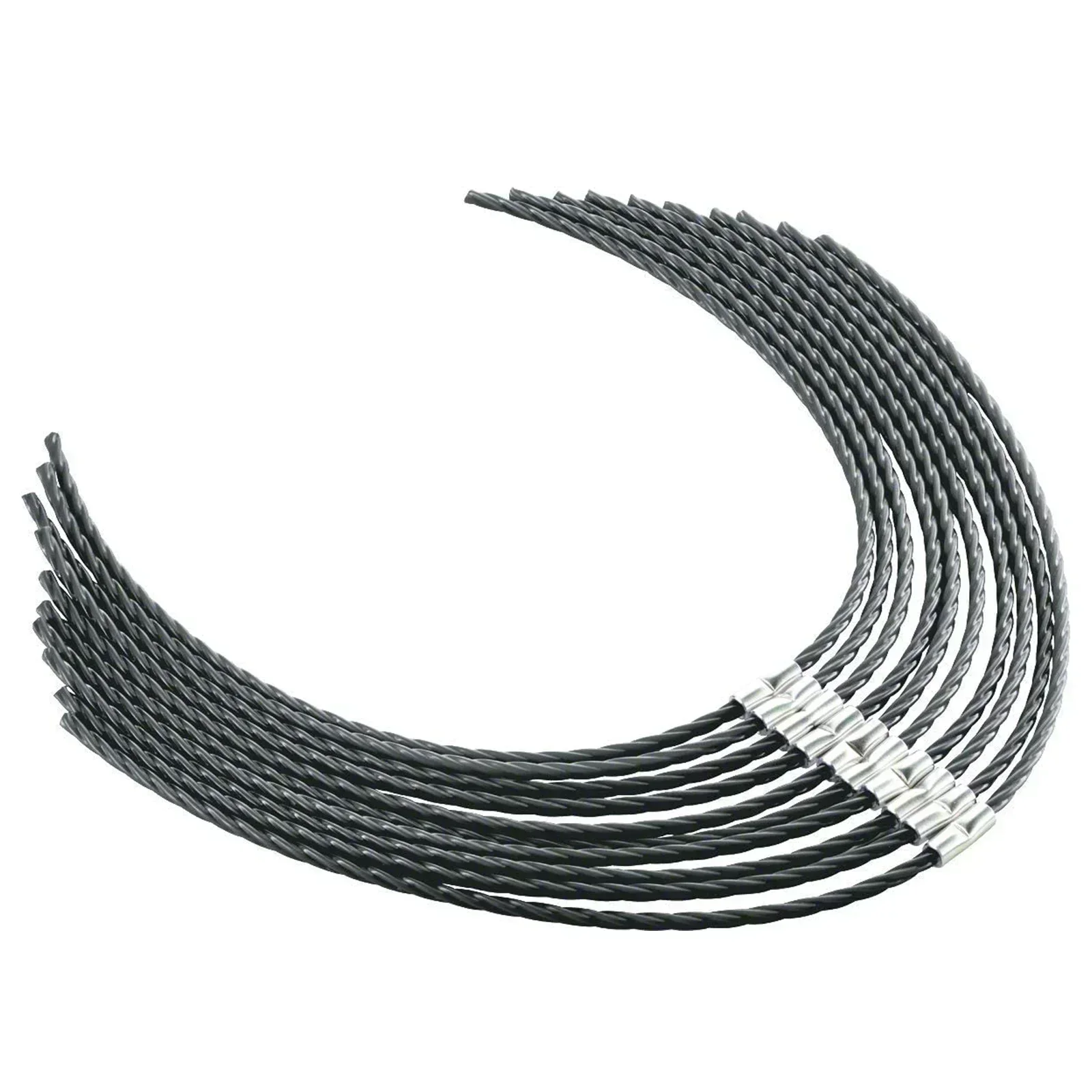 Imagem -05 - Linha de Carretel de Cortador de Escova Linha de Carretel para Cortador de Grama Bosch Afs 2337 Fio de Corte de Nylon Curvo Peças de Reposição para Aparador de Grama de Jardim com 10 Peças