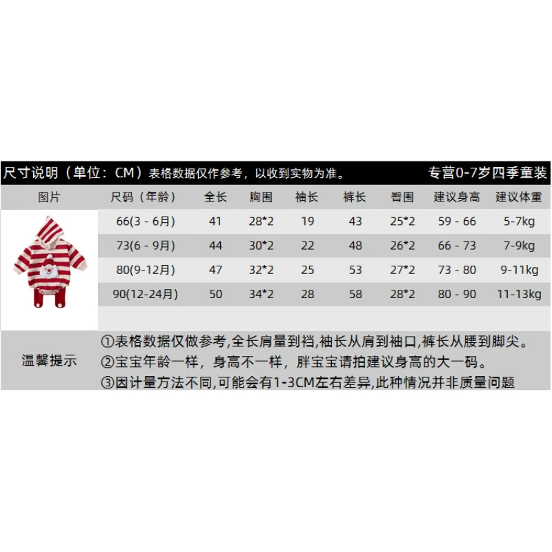 بدلة أطفال على الطراز الكوري الجديد لخريف وشتاء 2025 مع قبعة - قطعة واحدة للأطفال بطابع عيد الميلاد مع عباءة للتجشؤ #6