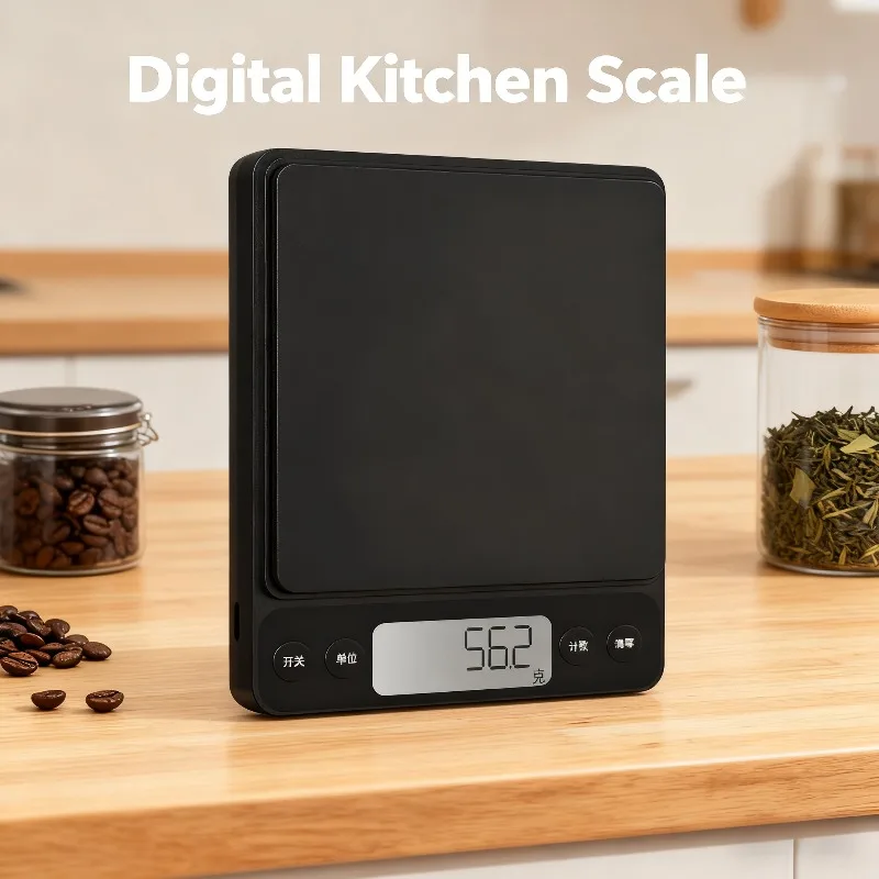 

Кухонные электронные весы высокой точности для выпечки, кофе и продуктов питания, инструмент для взвешивания на кухне