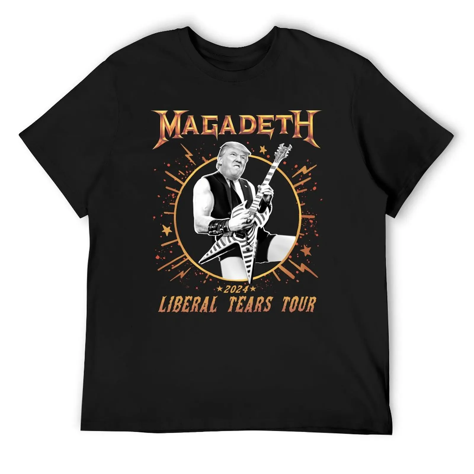 

Magadeth Liberal Tears Tour Trump 2024 T-Shirt Heavy Metal World Tour T-Shirt