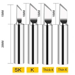 900M-T/K/SK Series Copper Soldering Iron Tips Lead-Free Electric Soldering Iron Welding Tools