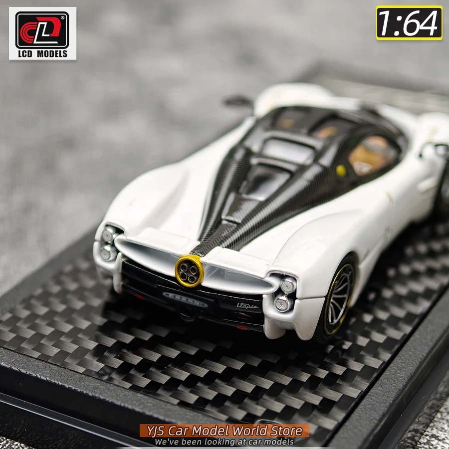 LCD CLD diecast نموذج 1:64 Utopia سيارة رياضية المواد المعدنية نموذج سيارة مجموعة زخرفة ثابتة