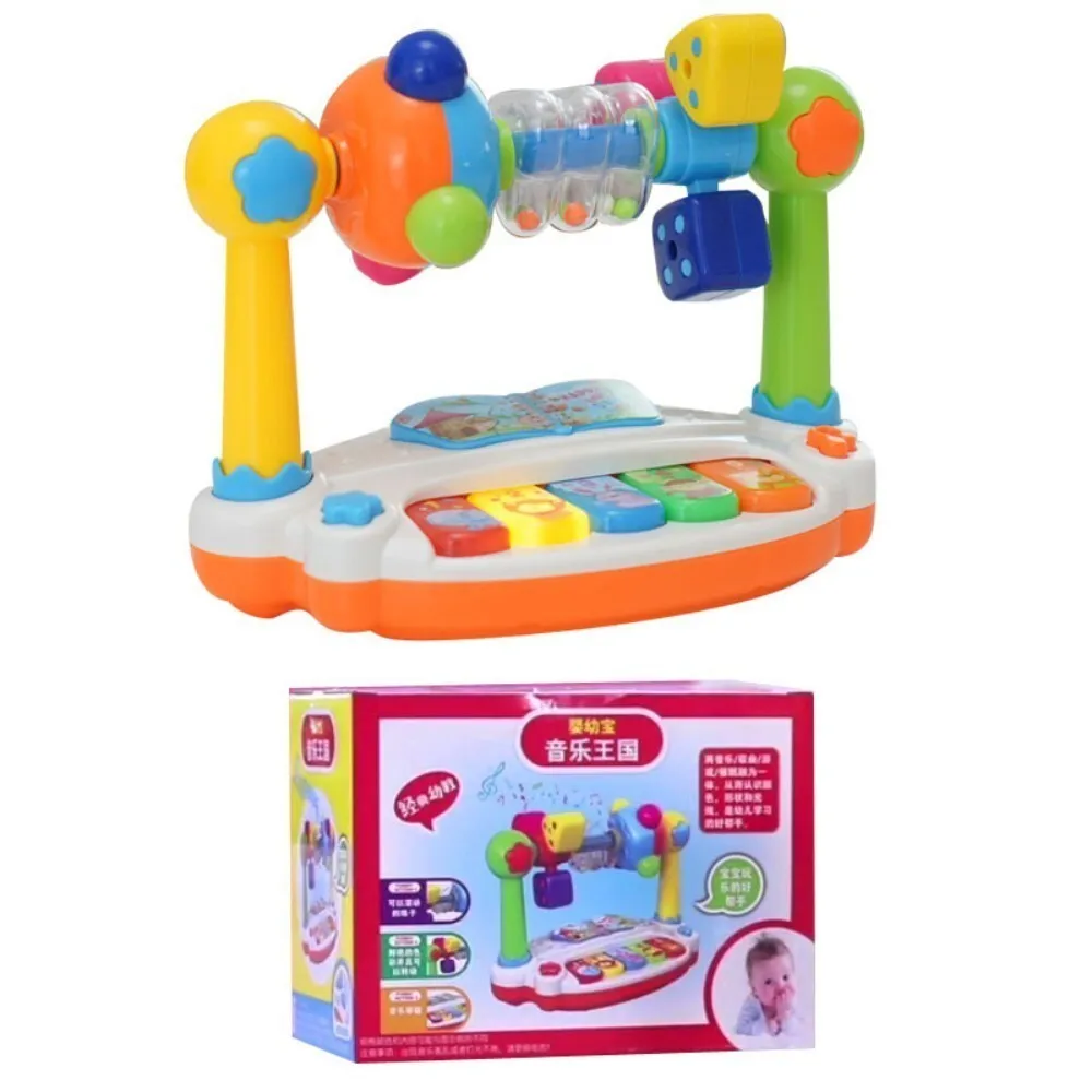 Elektronisch toetsenbordspeelgoed voor kinderen met verlichting Multifunctioneel leermuziekinstrument voor onderwijs en spelen in de vroege kinderjaren