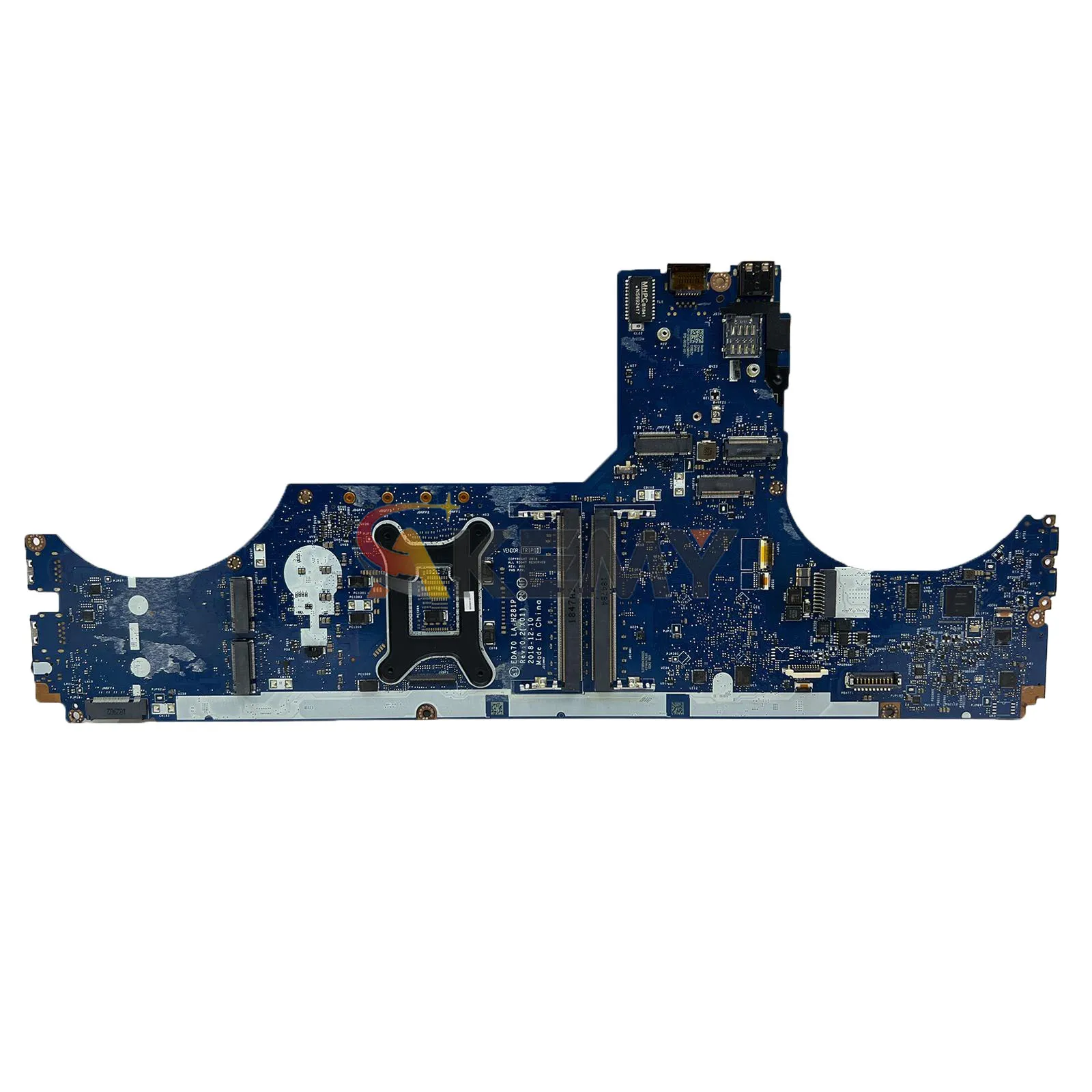 Voor Dell Precision 7740 7750 Laptop Moederbord LA-H281P met E-2276M CPU CN-0MPVGK 100% Getest OK