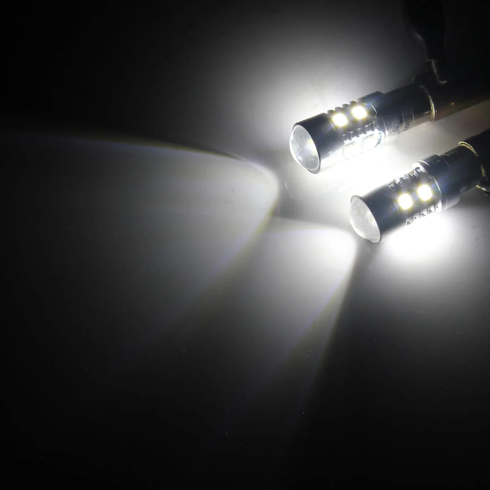 Picture 5: 2x BAY9s 435 H21W White 10 SMD 2835 LED Car Headlight DRL Sidelight Indicator Reverse Backup Daytime Running Light Bulbs
