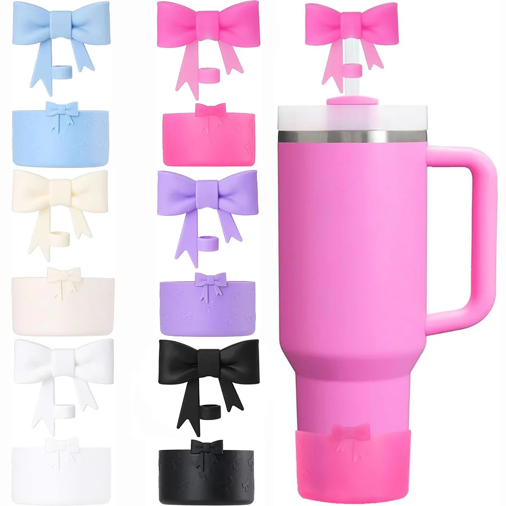 1 Set Bow Straw Cov…