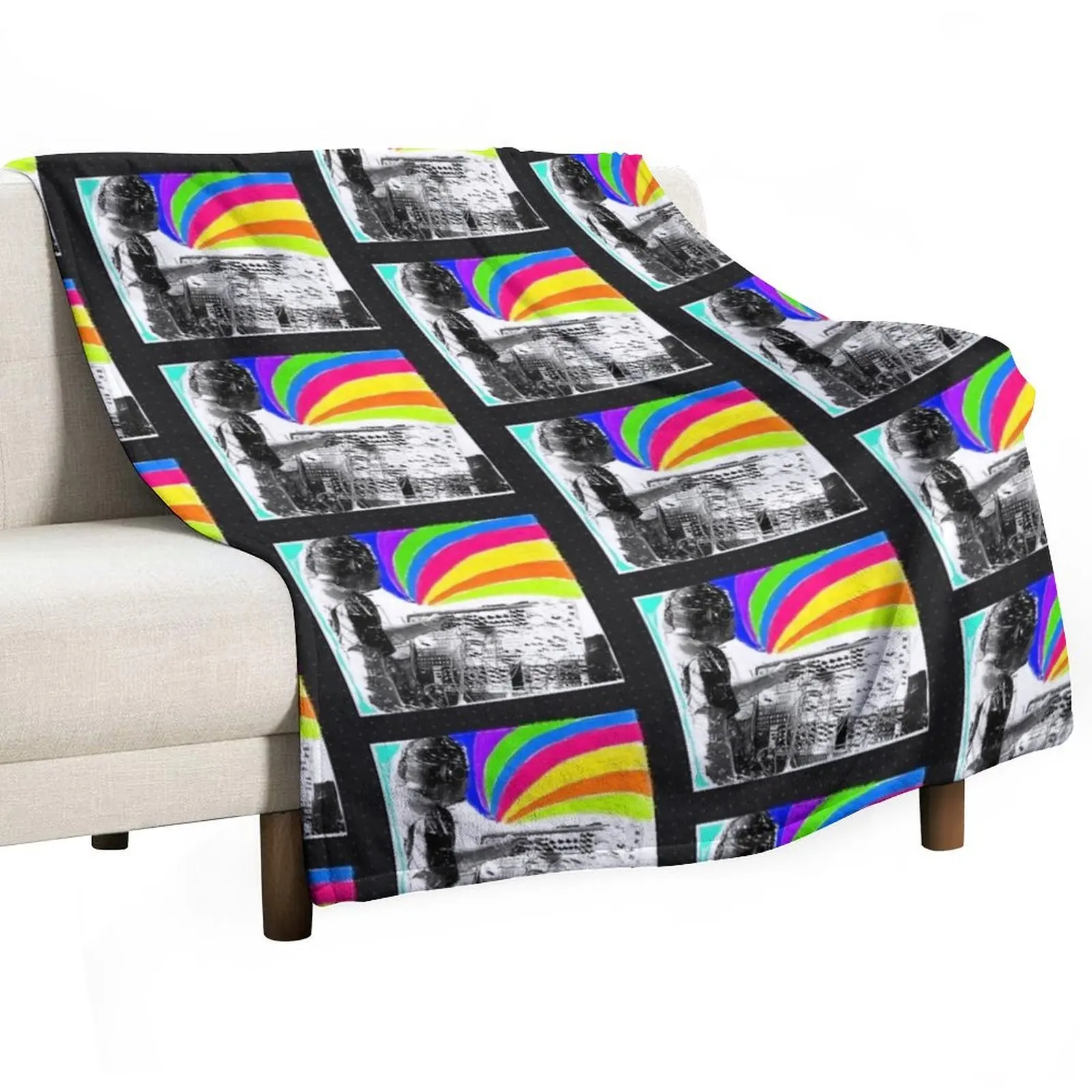 Analog Daze Throw Blanket Soft wednesday Thermal Blankets