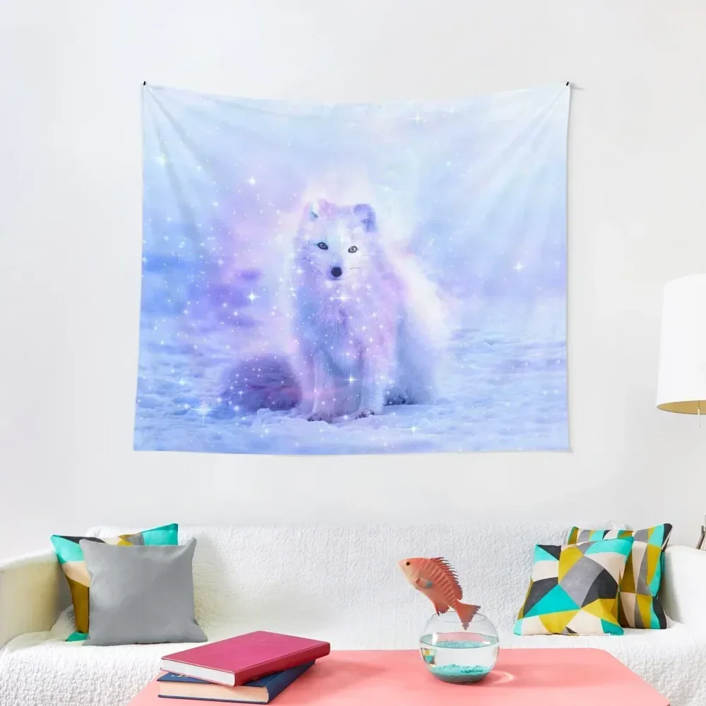 

Arctic Iceland Fox Tapestry Room Ornaments For Bedroom Bathroom Decor Decoration Pictures Room Wall Tapestry