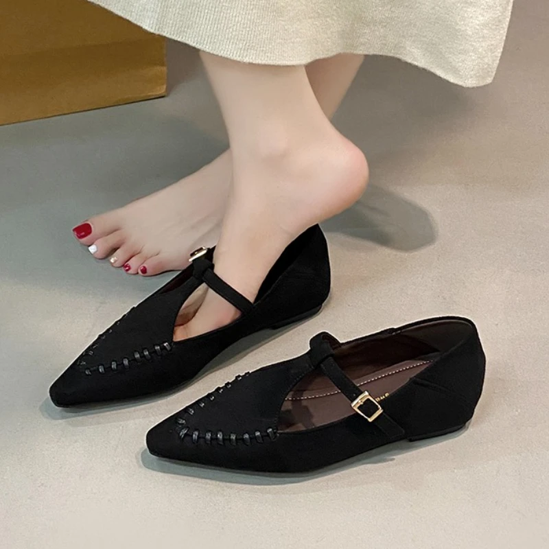 

Women Shoes Flats Pointed Toe Loafers Shoes Designer 2025 New Winter Fashion Women Sneakers Casual Sport Walking Woman Zapatos