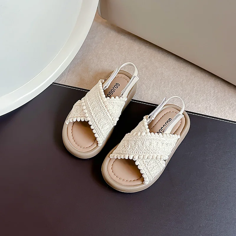 Summer neonate Cute Children Hollow Back Straps Beach Toddler Shoes sandali comodi bellissimi bambini con punta tonda aumentano